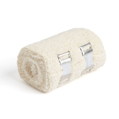 La bonne crêpe élastique de coton de Breathability bandent 15cm blanc