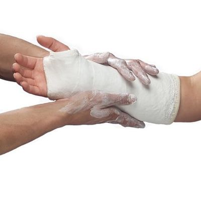 Gauze Bandage médical blanc, plâtre élastique de bandage de Paris