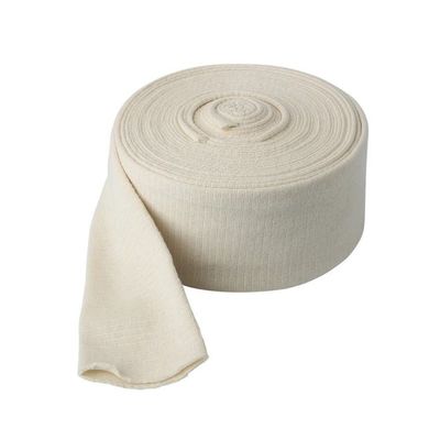 Bandage élastique tubulaire enroulé fixe 7.50cm de coton