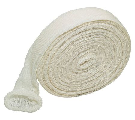 Bandage élastique tubulaire enroulé fixe 7.50cm de coton