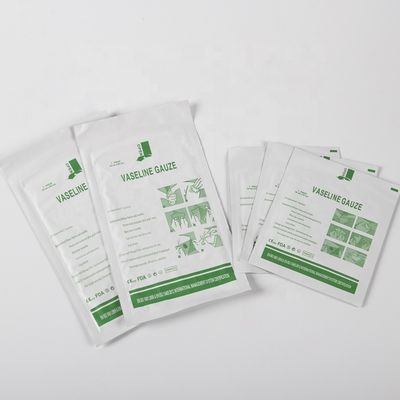 Protections de Vaselinee Gauze Dressing Paraffine Medical Gauze