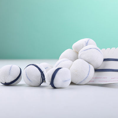 Boules de coton médicales d'habillage stériles d'absorbant jetables pour l'hôpital