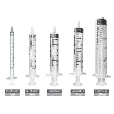 Seringues hypodermiques jetables stériles, seringue 1ml sans aiguille
