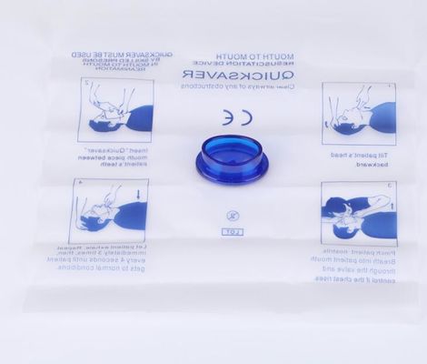 Bouche de premiers secours pour dire le masque de protection du bout des lèvres de ressuscitation de feuille de masque de protection de CPR