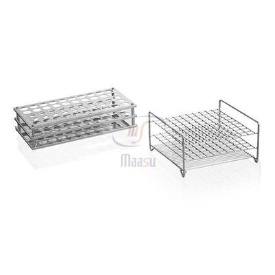 13mm 16mm 18mm 50 support de tube à essai de polypropylène de 100 trous
