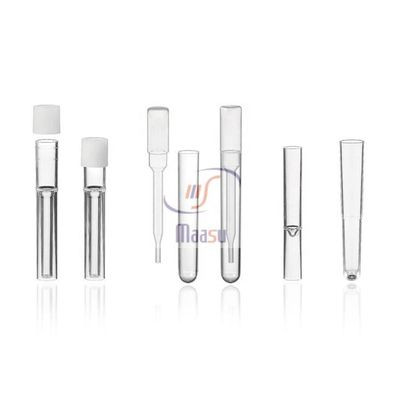 tube à essai en plastique de 12ml pp avec l'obtention du diplôme blanche