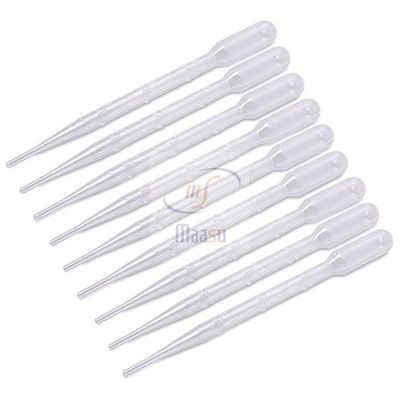La pipette en plastique de transfert de Pasteur a reçu un diplôme la pipette 3ml de Pasteur