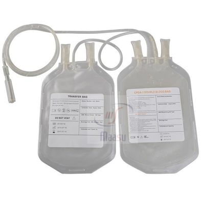 Sacs de collecte adultes stériles à sang, sac de sang du double CPDA-1