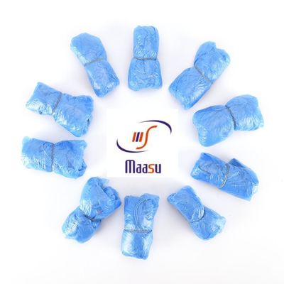 la chaussure 2.5g imperméable jetable couvre le bleu de couverture de chaussure de CPE de PE