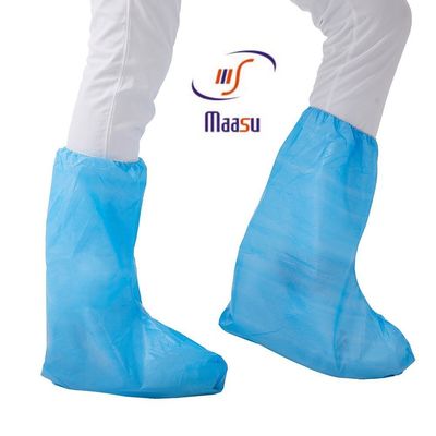 la chaussure jetable de pluie de 15x40cm couvre l'usage 35gsm protecteur médical