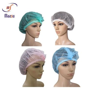 usage jetable non tissé de Cap Medical Protective d'infirmière de chapeau de l'agrafe 10gsm