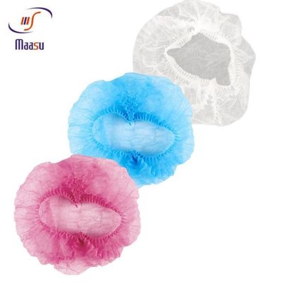 usage jetable non tissé de Cap Medical Protective d'infirmière de chapeau de l'agrafe 10gsm