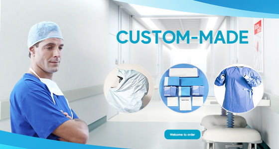 Docteur chirurgical jetable protecteur médical non tissé Cap With Tie de l'usage 20gsm
