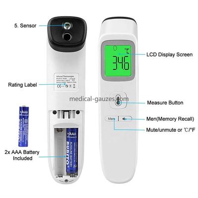 Équipements diagnostiques médicaux de lecture instantanés de thermomètre de front de bébé