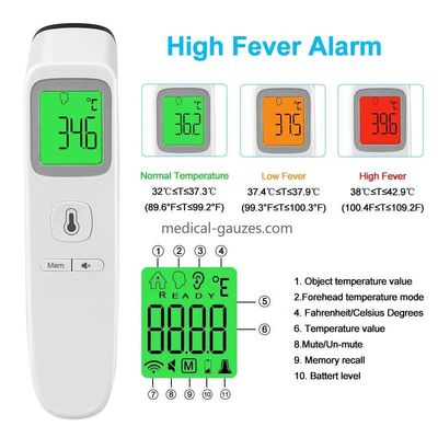 Équipements diagnostiques médicaux de lecture instantanés de thermomètre de front de bébé